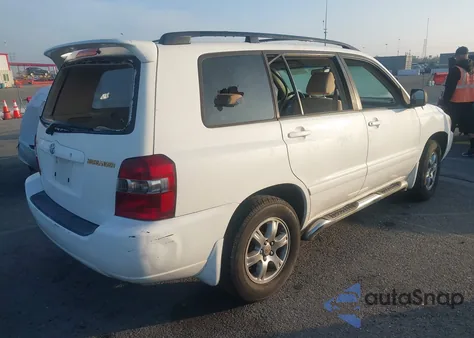 2006 Toyota Highlander V6 z USA, uszkodzony, nr VIN JTEGP21A660105417